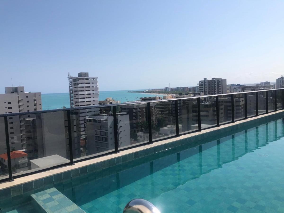 Maceió Ponta Verde - Vista Para O Marアパートホテル エクステリア 写真